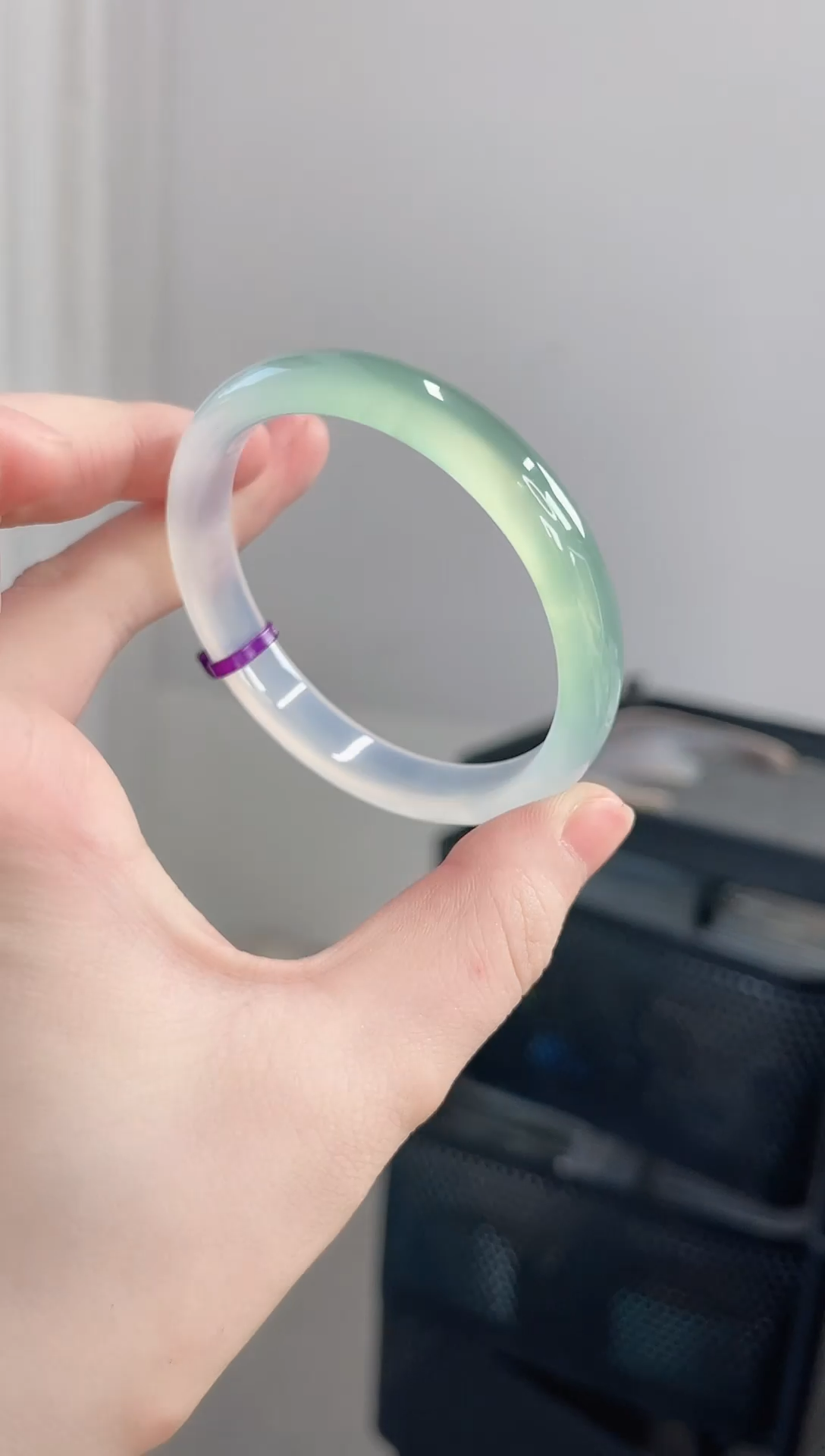 手镯玛瑙/玉髓未镶嵌56圈半山水