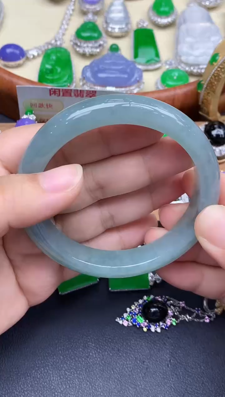 未镶嵌手镯翡翠539-中国好珍宝