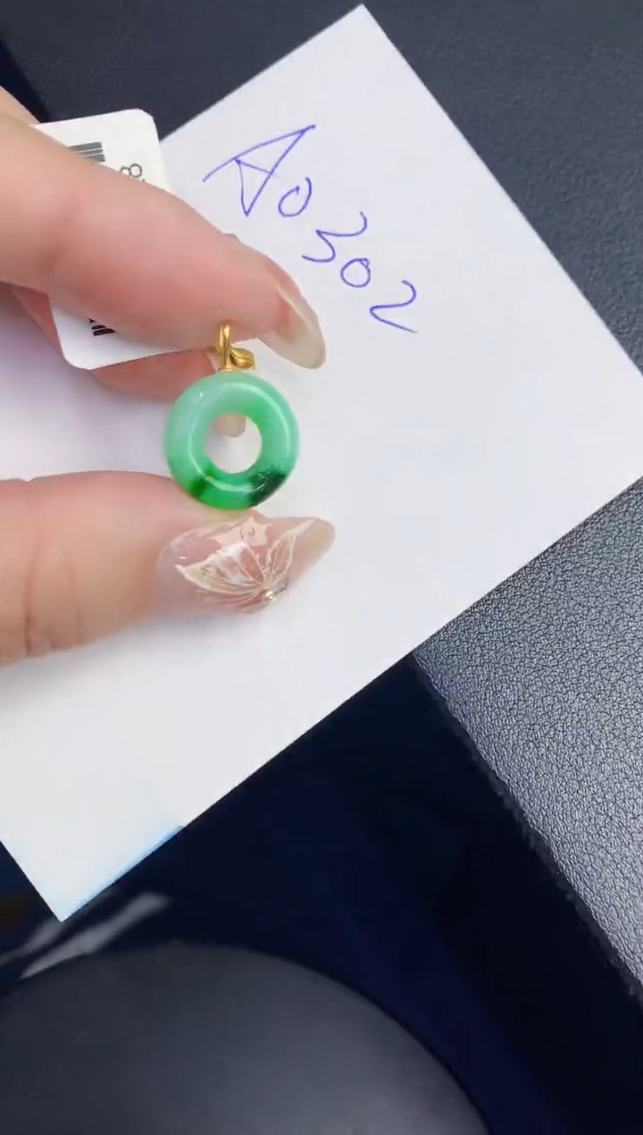 【闪购商品】翡翠颈饰18K金镶嵌00000000000