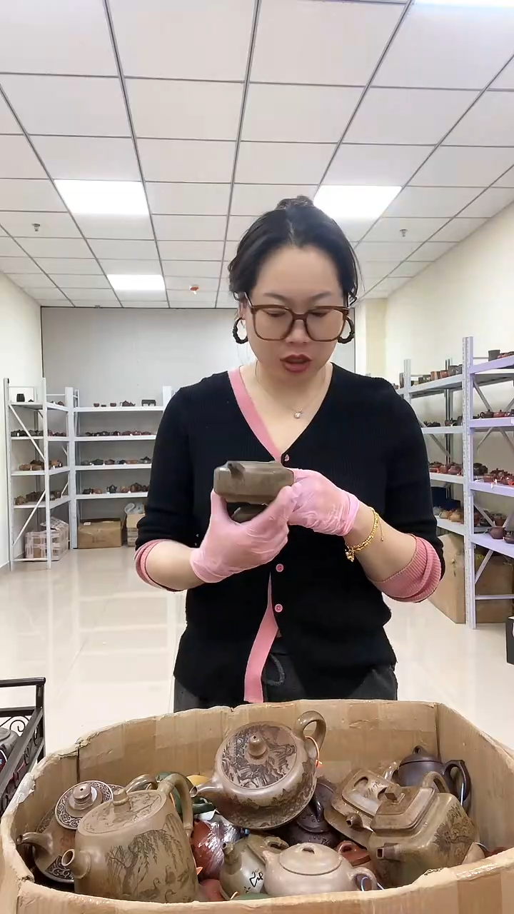 【闪购商品】紫砂茶壶龙背青 四方人间烟火