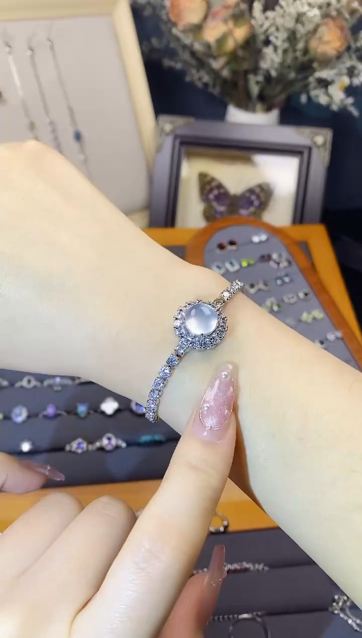 【闪购商品】水晶手链银S925镶嵌