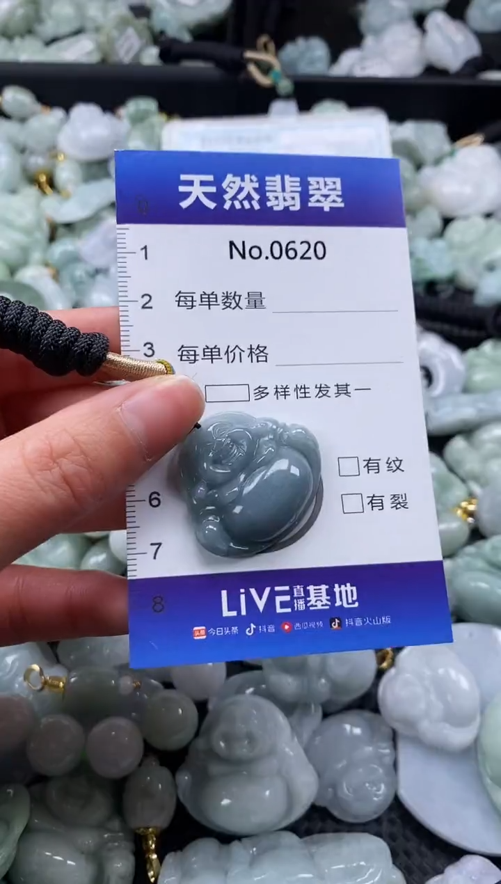 【闪购商品】翡翠颈饰未镶嵌缅甸A货翡翠0620