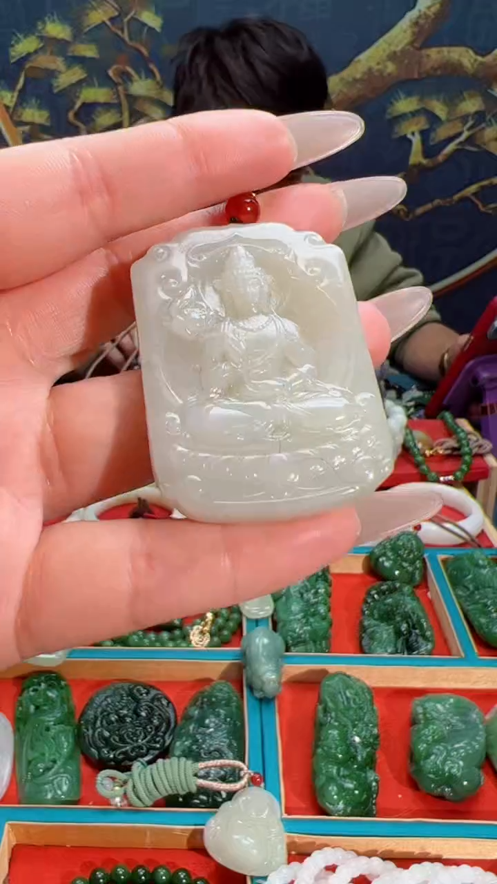 【闪购商品】和田玉吊坠未镶嵌1