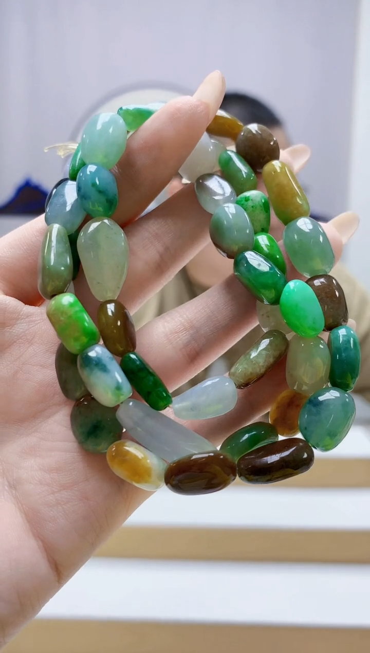 未镶嵌定制翡翠5167jw-毛货珠链70