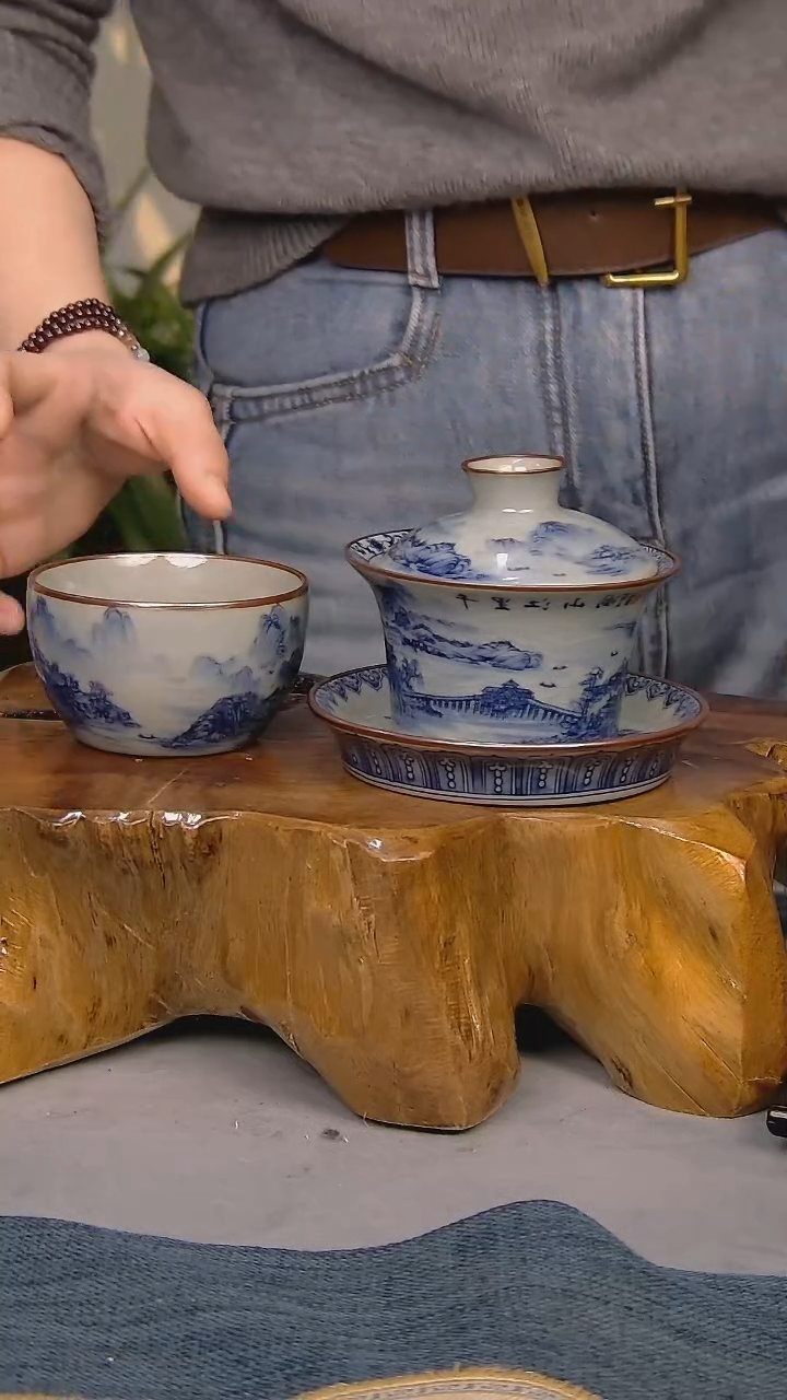 【闪购商品】简装家用款2件套 陶瓷家用茶具系列