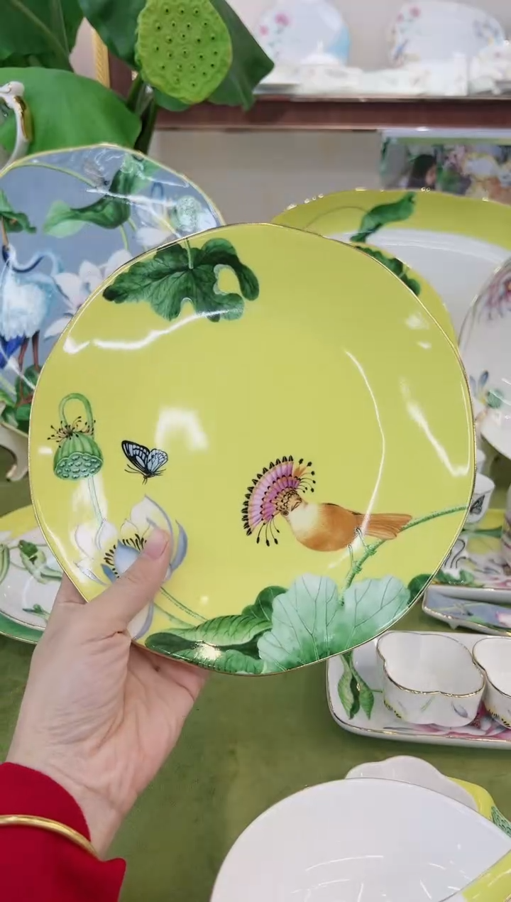 【闪购商品】骨瓷8寸平盘