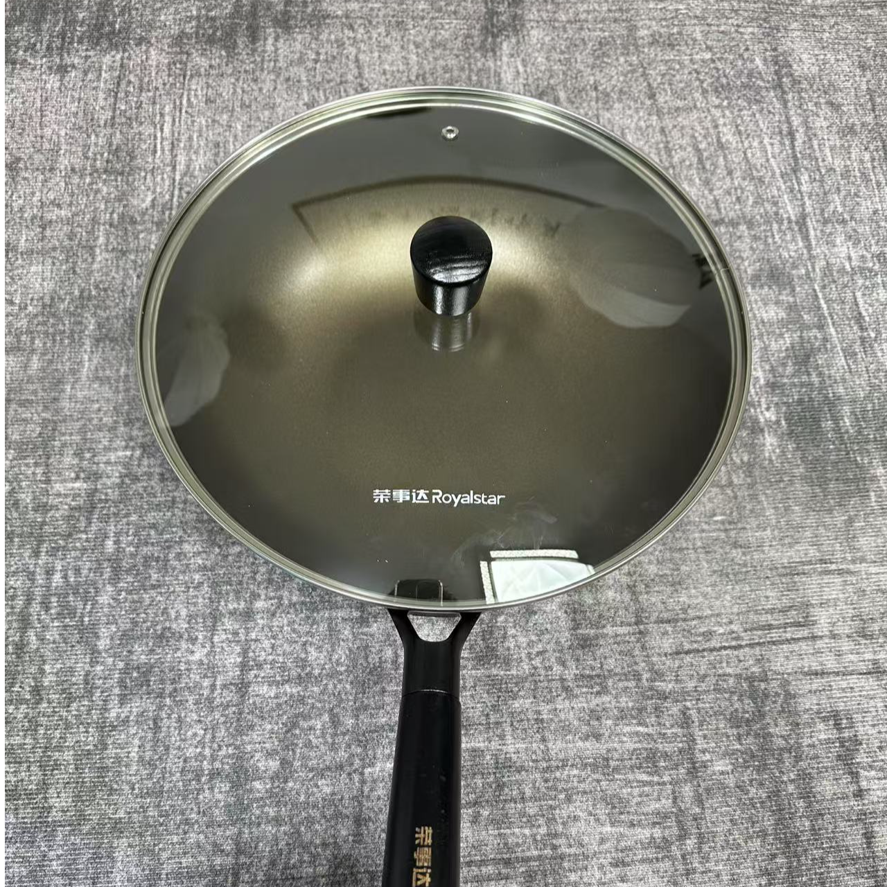 新款勾夏钛盾不粘锅 耐磨耐用 防烫加大防爆盖直32cm炒锅不沾