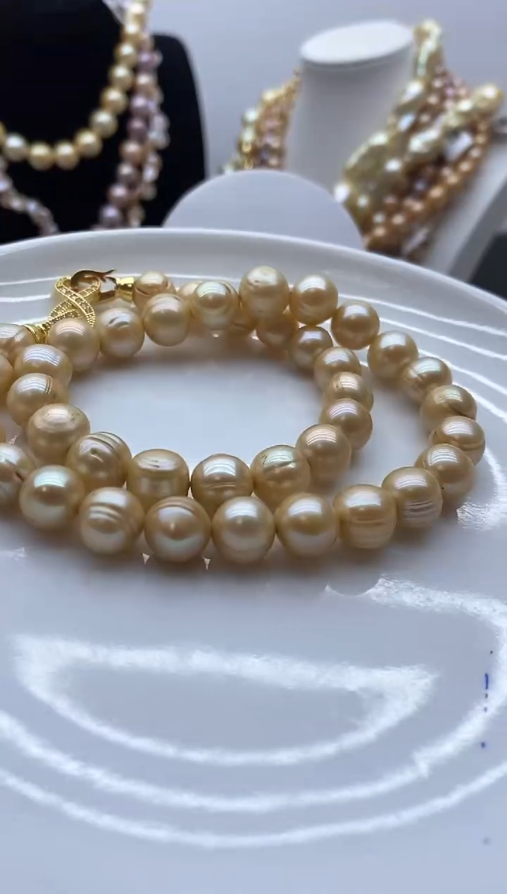 【闪购商品】淡水珍珠颈饰钛钢139