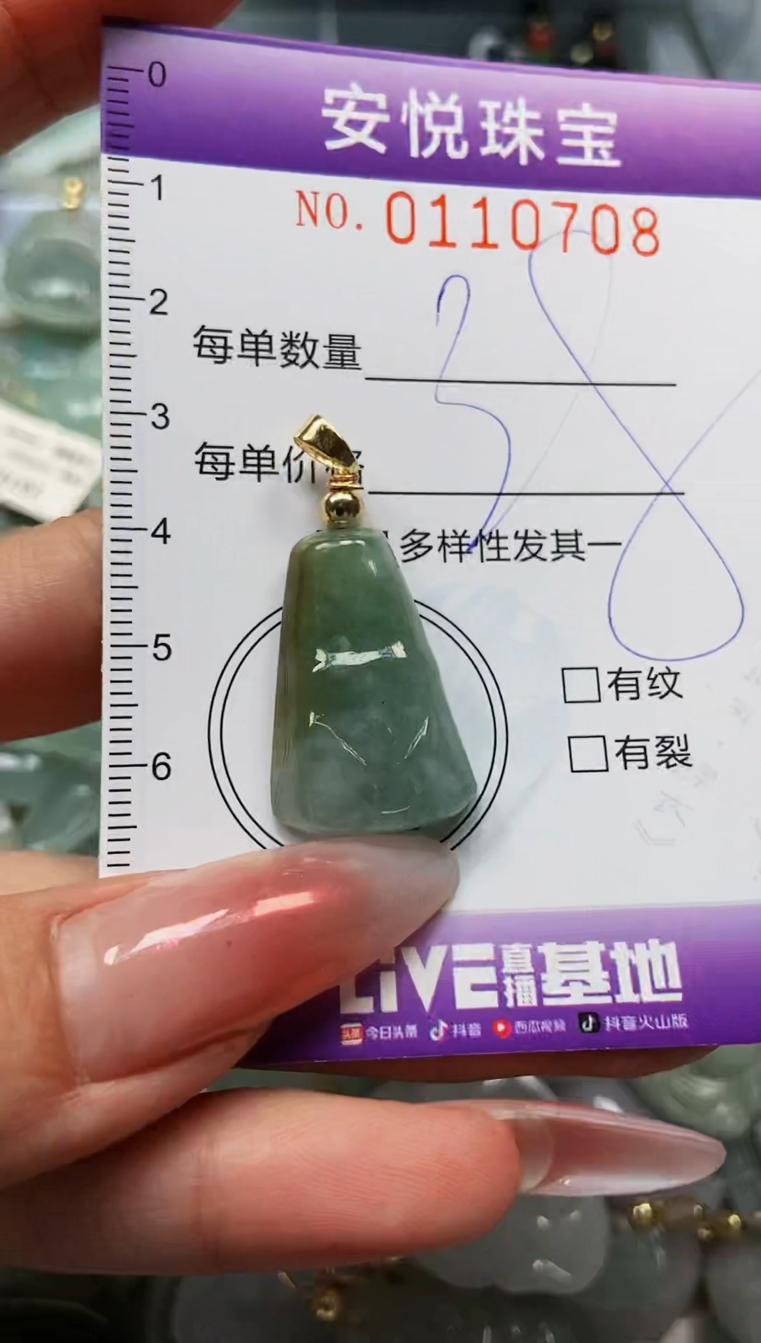 【闪购商品】翡翠颈饰未镶嵌闪购0110708