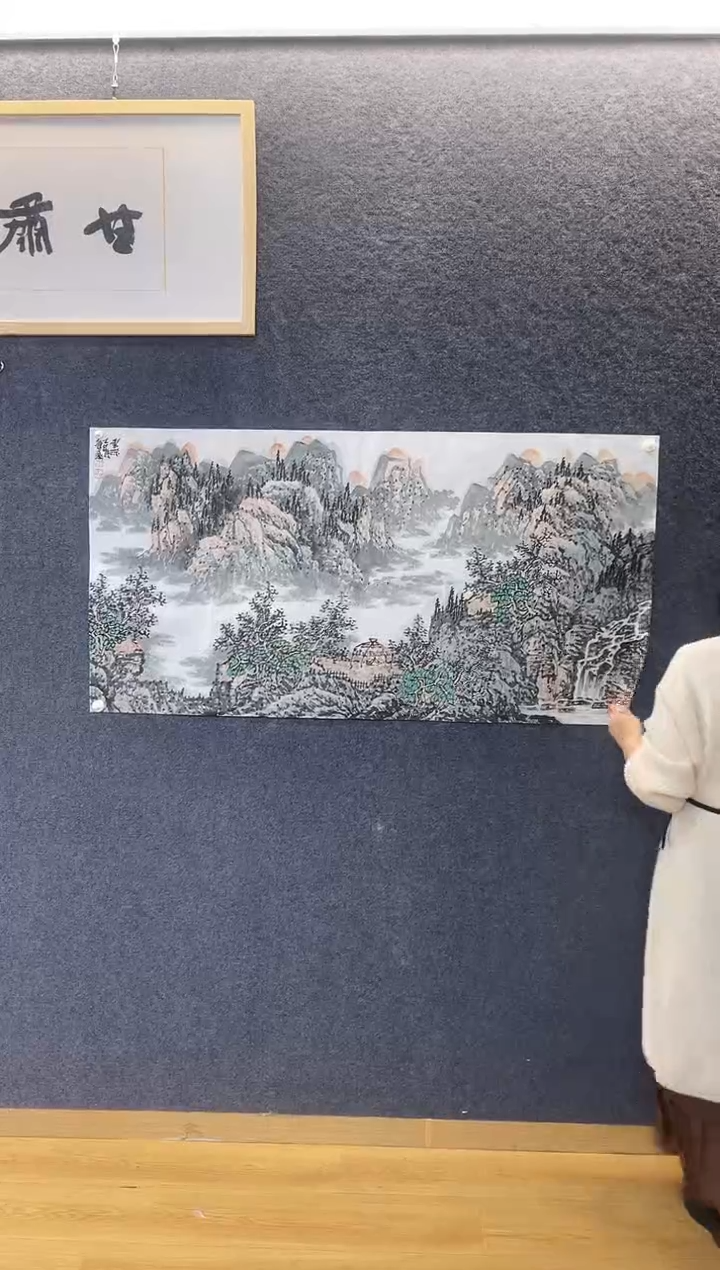 国画9738徐会Y云深横四尺整张