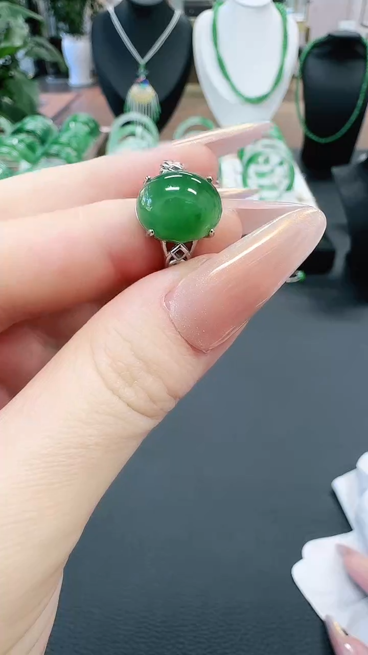 未镶嵌1石英质玉（非洲翠）/6900