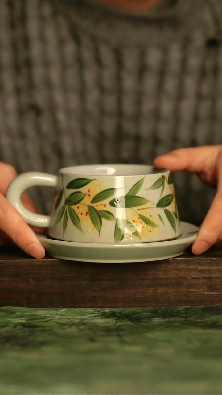 手工手绘瓷器青诗集手工手绘瓷器