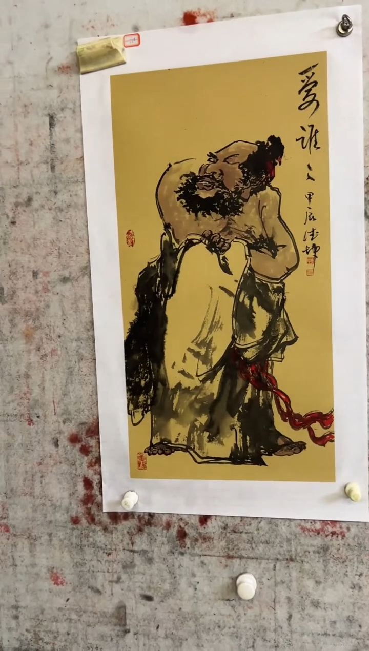 【闪购商品】国画52号林德坤老师绘画