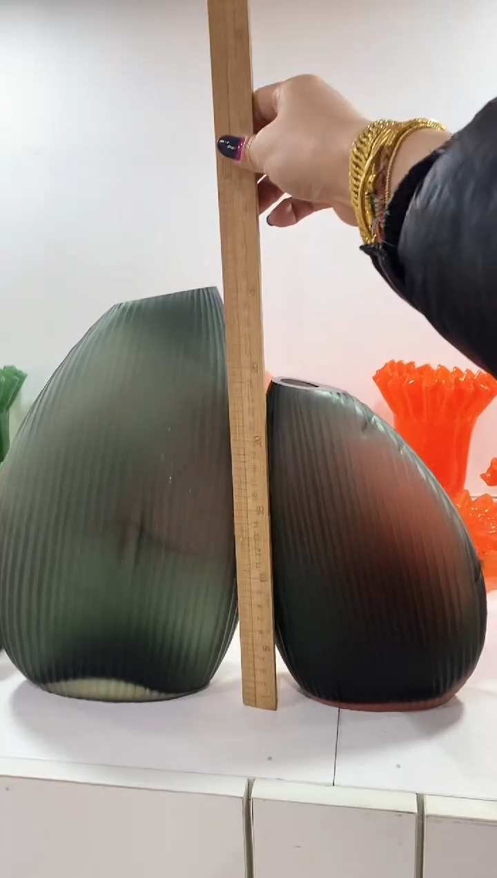 【闪购商品】琉璃慕忆家花瓶一对