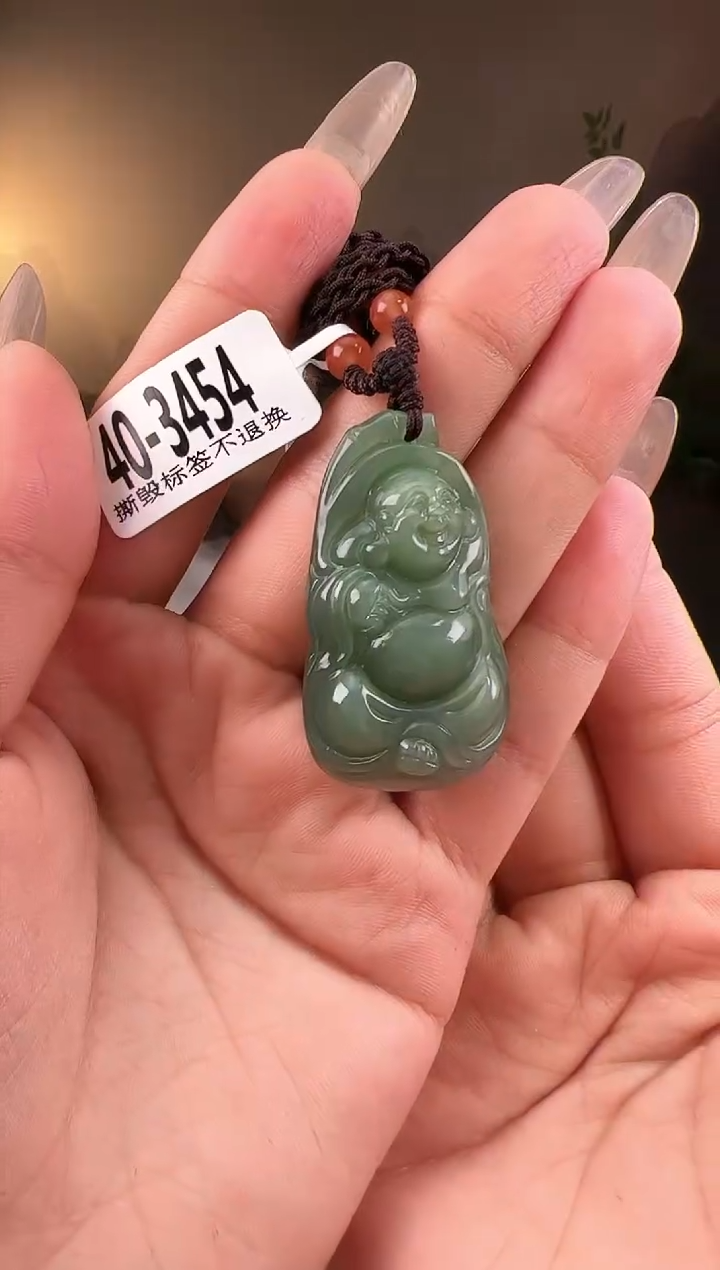 【闪购商品】和田玉颈饰未镶嵌佛牌3454
