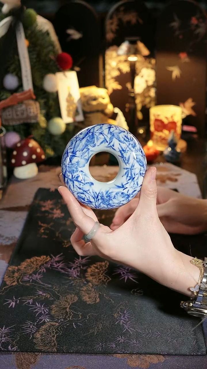 谷子窑 甜甜圈盖置