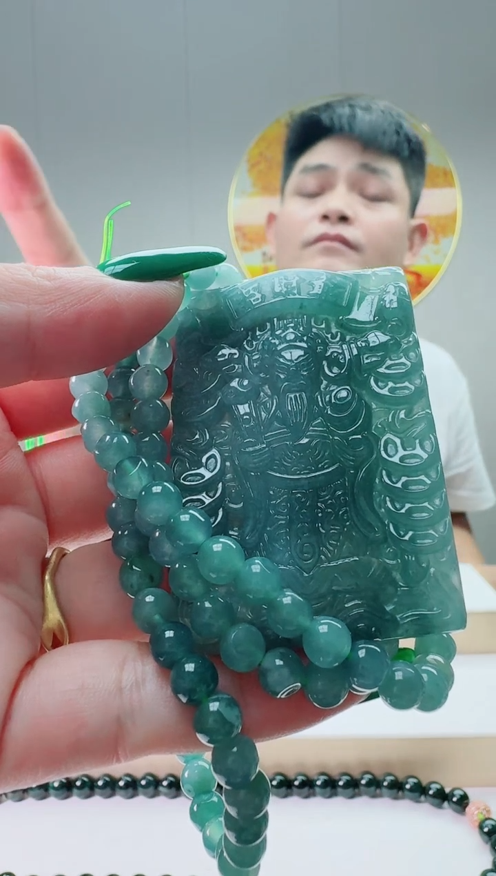 翡翠未镶嵌颈饰多样性随机发其一