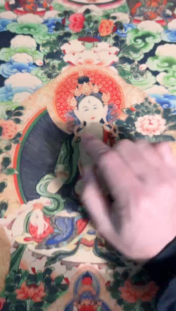 卷轴画天天的唐卡tk160