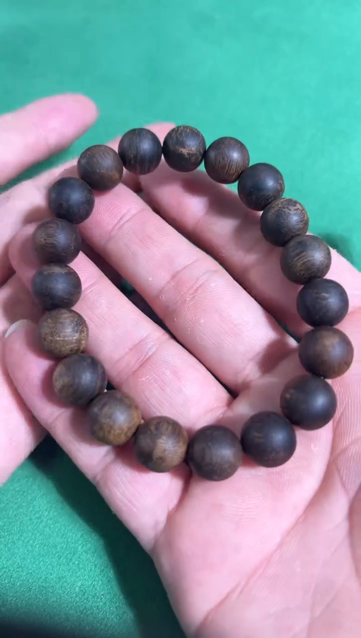 【闪购商品】沉香手串119号沉水莱特岛黑棋多样性发一