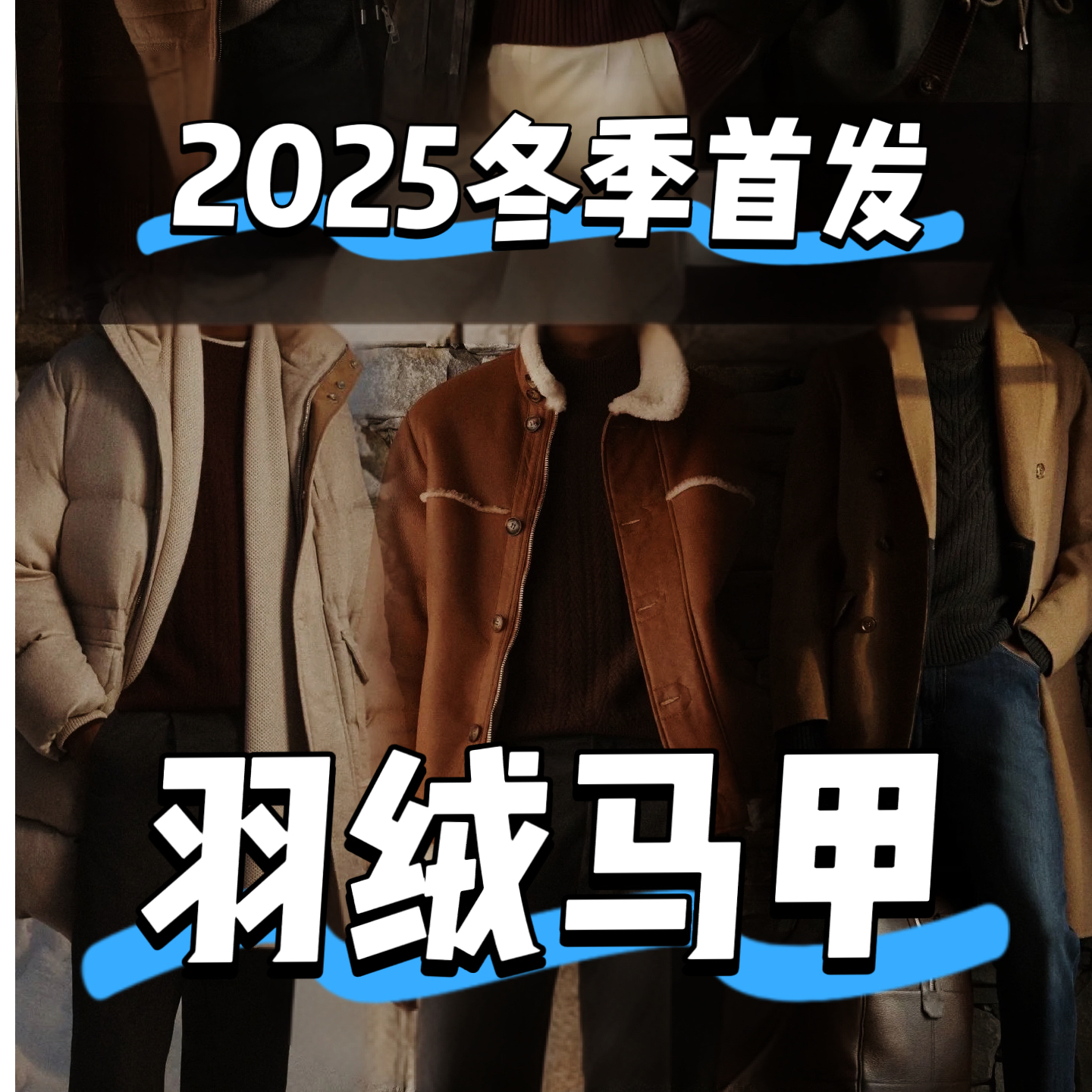 【羽绒马甲】2025冬季潮流百搭时尚新款白鸭绒马甲 陈XU1297