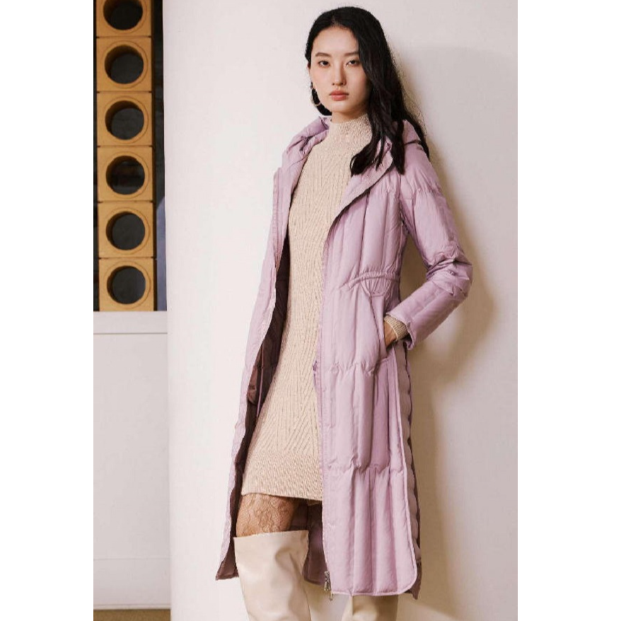 【撤柜清仓】冬季羽绒服时尚休闲女士连帽中长款YE4245333646 Z19