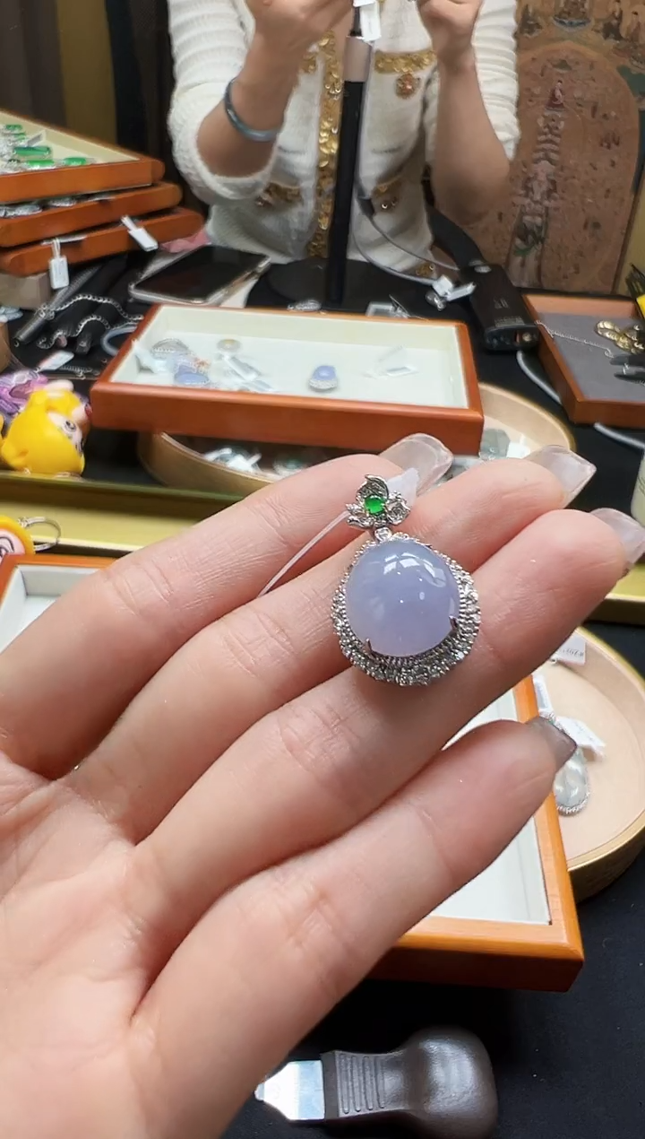 【闪购商品】翡翠颈饰18K金镶嵌DFZ0217-2