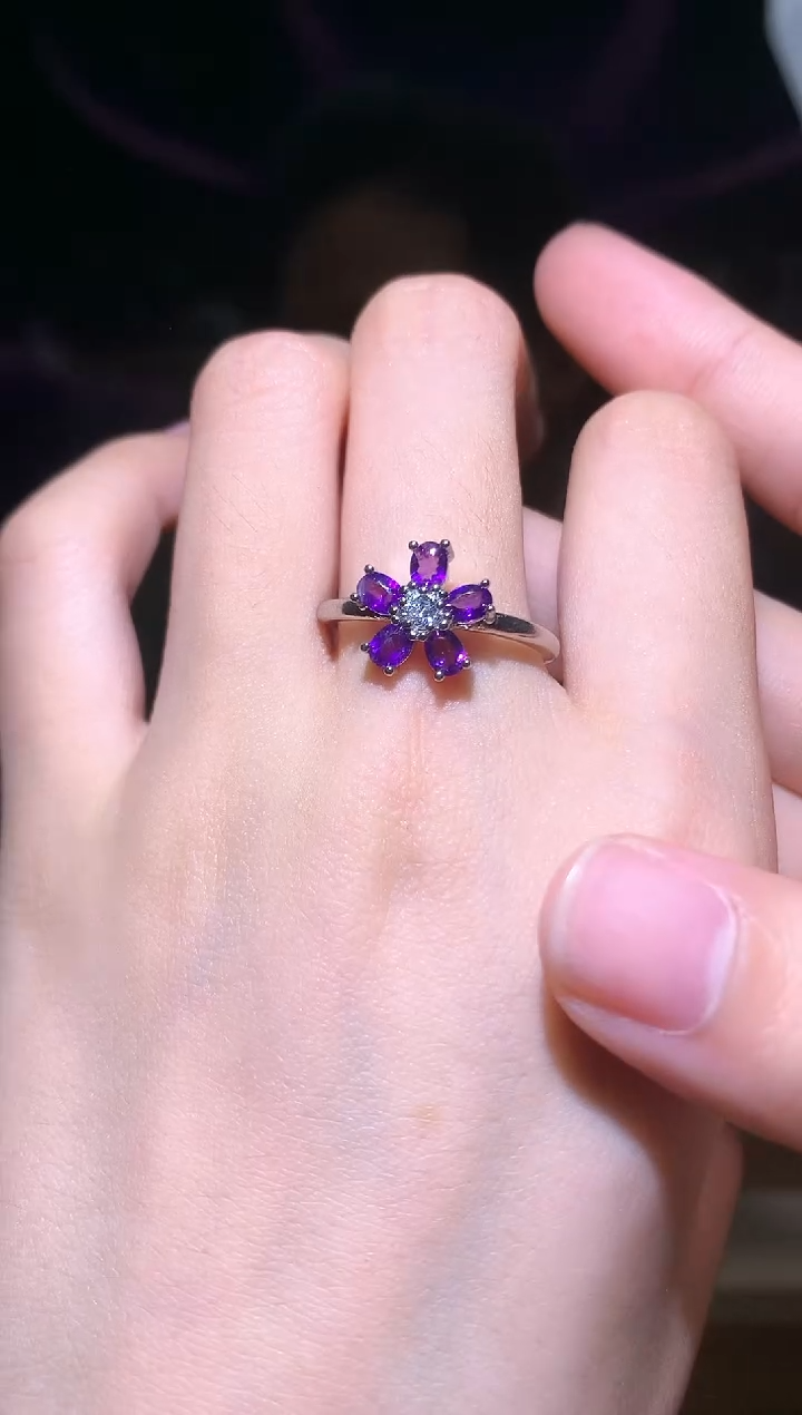 水晶戒指未镶嵌（晶盈阁严选）