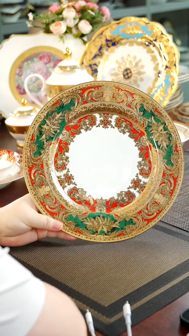 【闪购商品】瓷片10.5英寸平盘  福利价