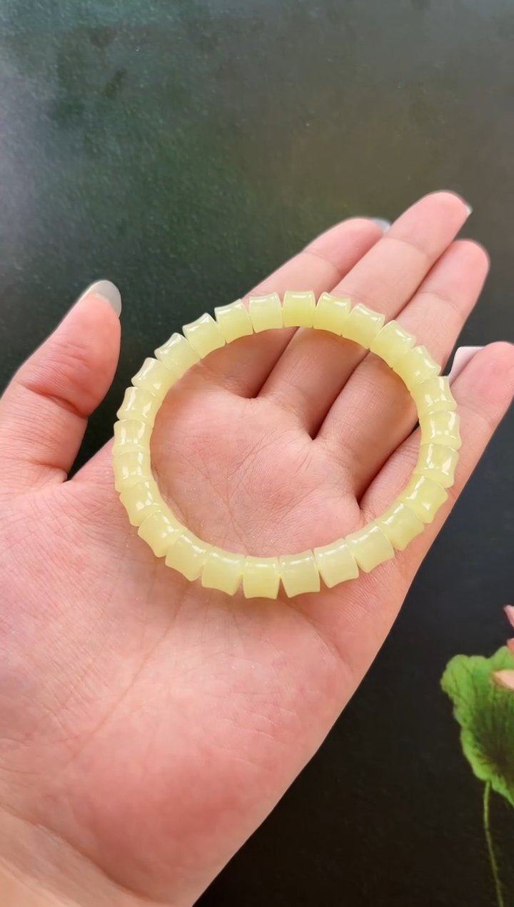 手链未镶嵌和田玉手串