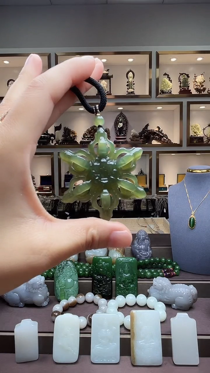 【闪购商品】和田玉挂件未镶嵌苏