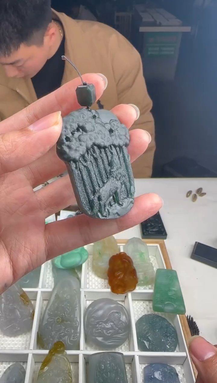 【闪购商品】定制翡翠未镶嵌12476（发货一个）