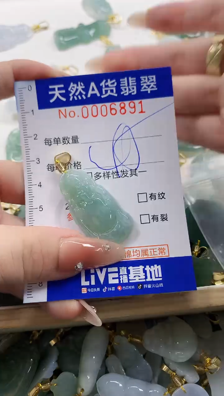 颈饰未镶嵌翡翠娟天然A货翡翠
