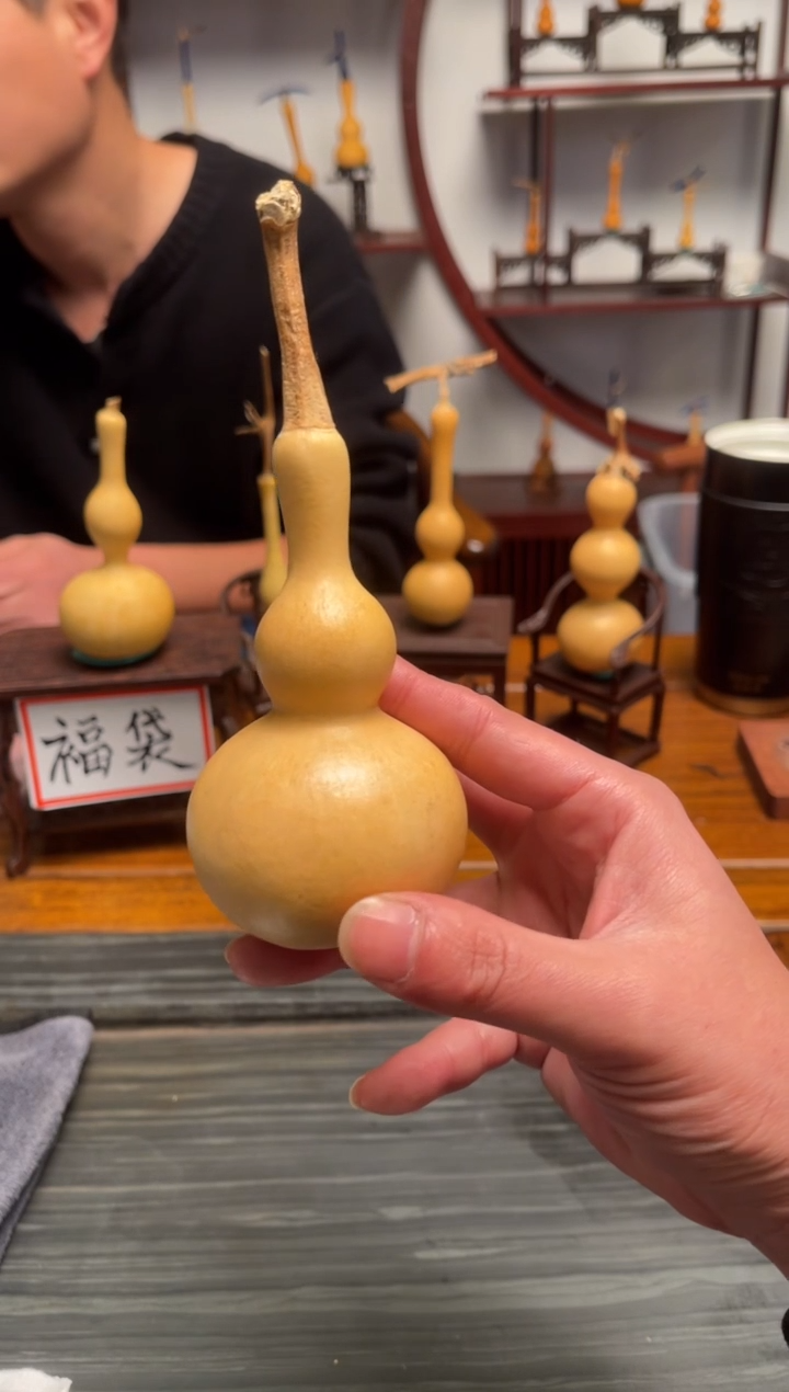 王*八宝葫芦 文玩葫芦  葫芦杆子