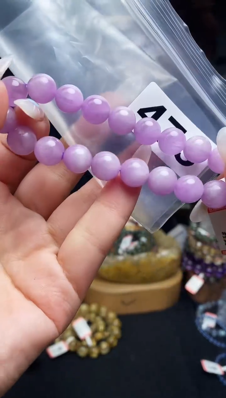 【闪购商品】锂辉石手串未镶嵌手串475