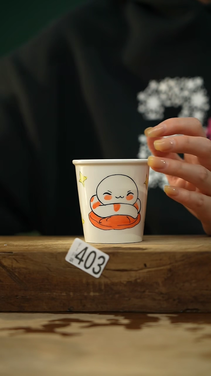 【闪购商品】瓷片新品设计师手作款 手绘生肖主人杯