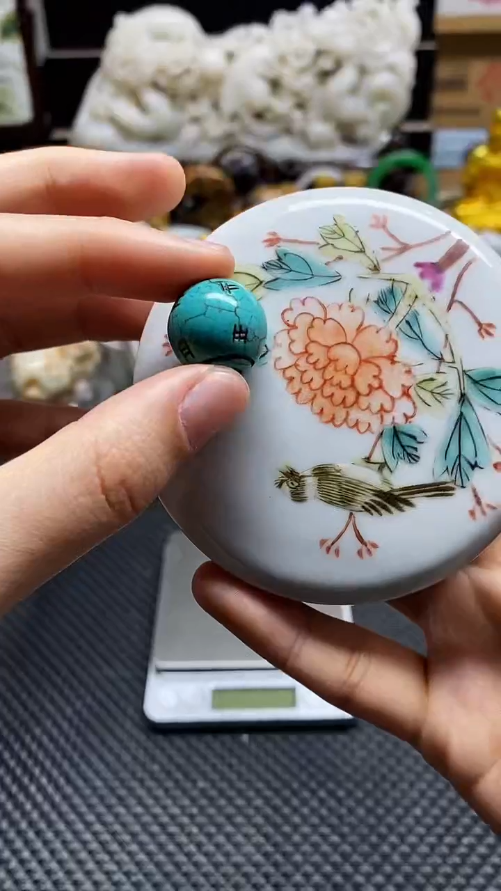【闪购商品】瓷片瓷片瓷器 摆件1个