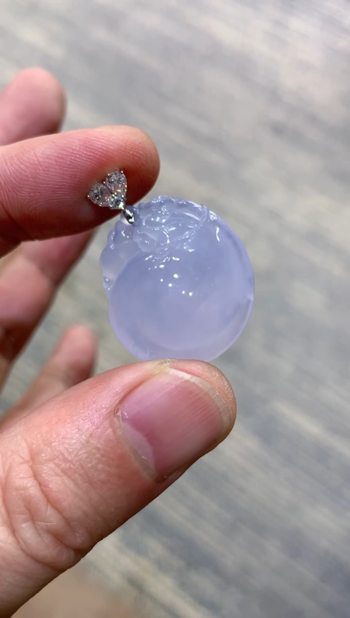 颈饰未镶嵌翡翠天然A货翡翠