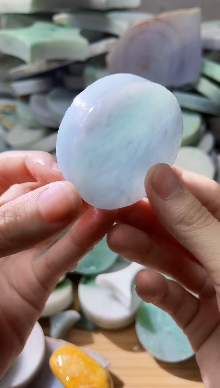 裸石翡翠翡翠a货正品玉石古陈364