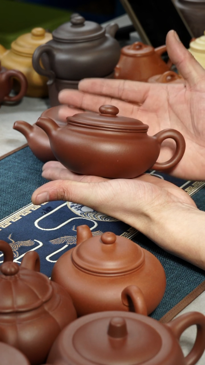 【闪购商品】紫砂茶壶全手扁腹茶壶茶壶