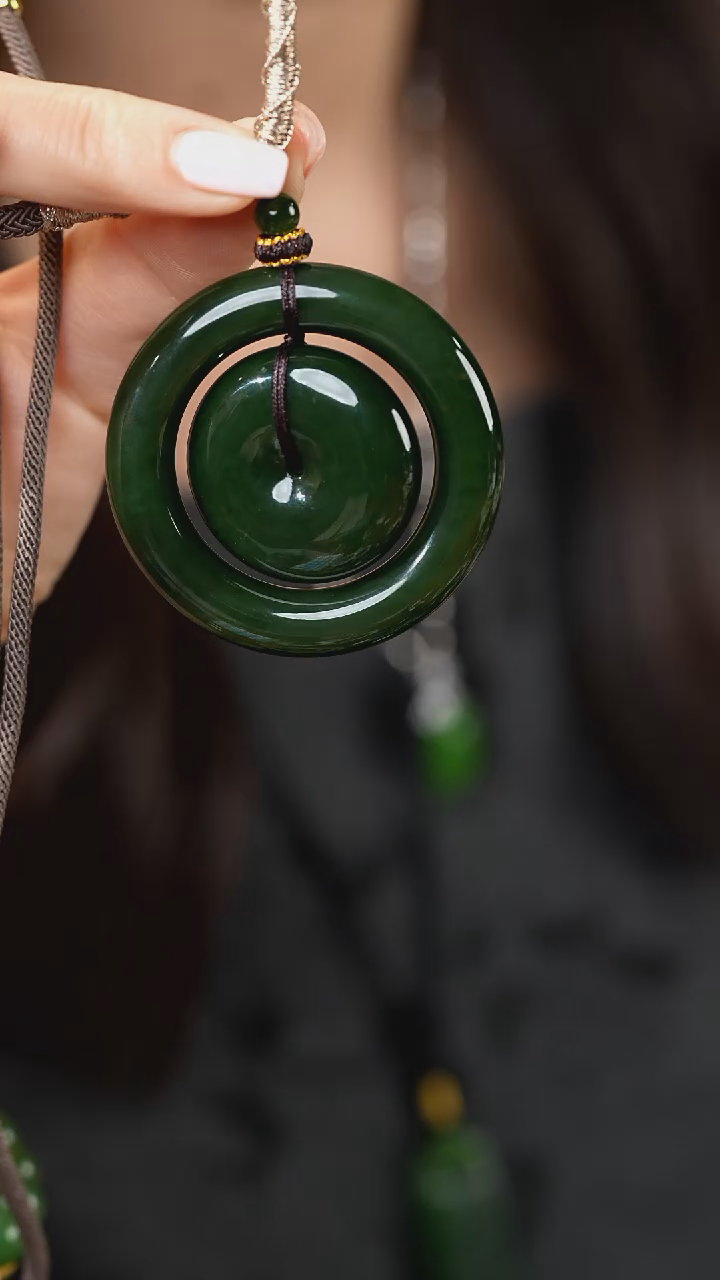 和田玉未镶嵌挂件1