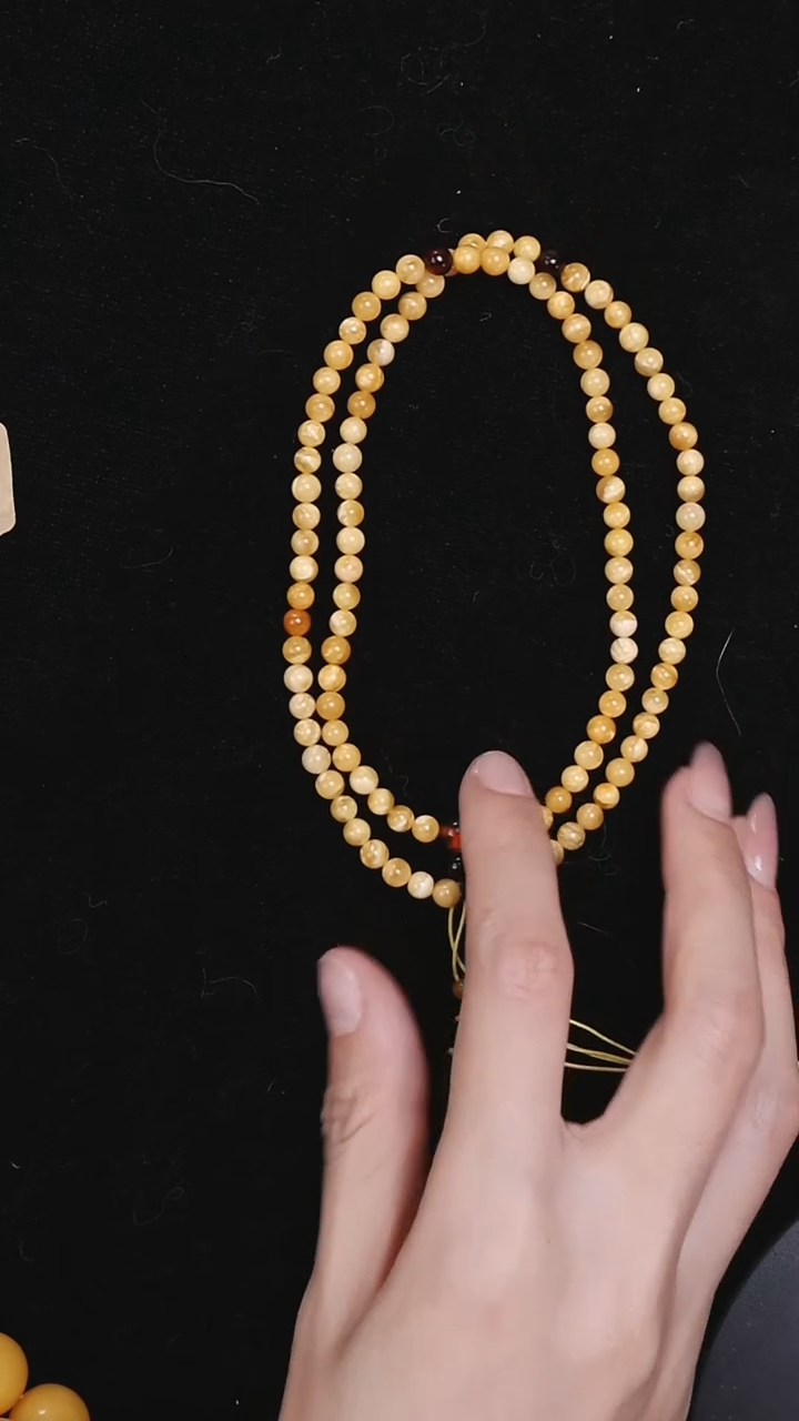 【闪购商品】未镶嵌蜜蜡手串老白花链