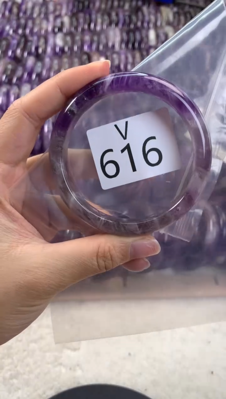 【闪购商品】水晶水晶手镯V未镶嵌616-59