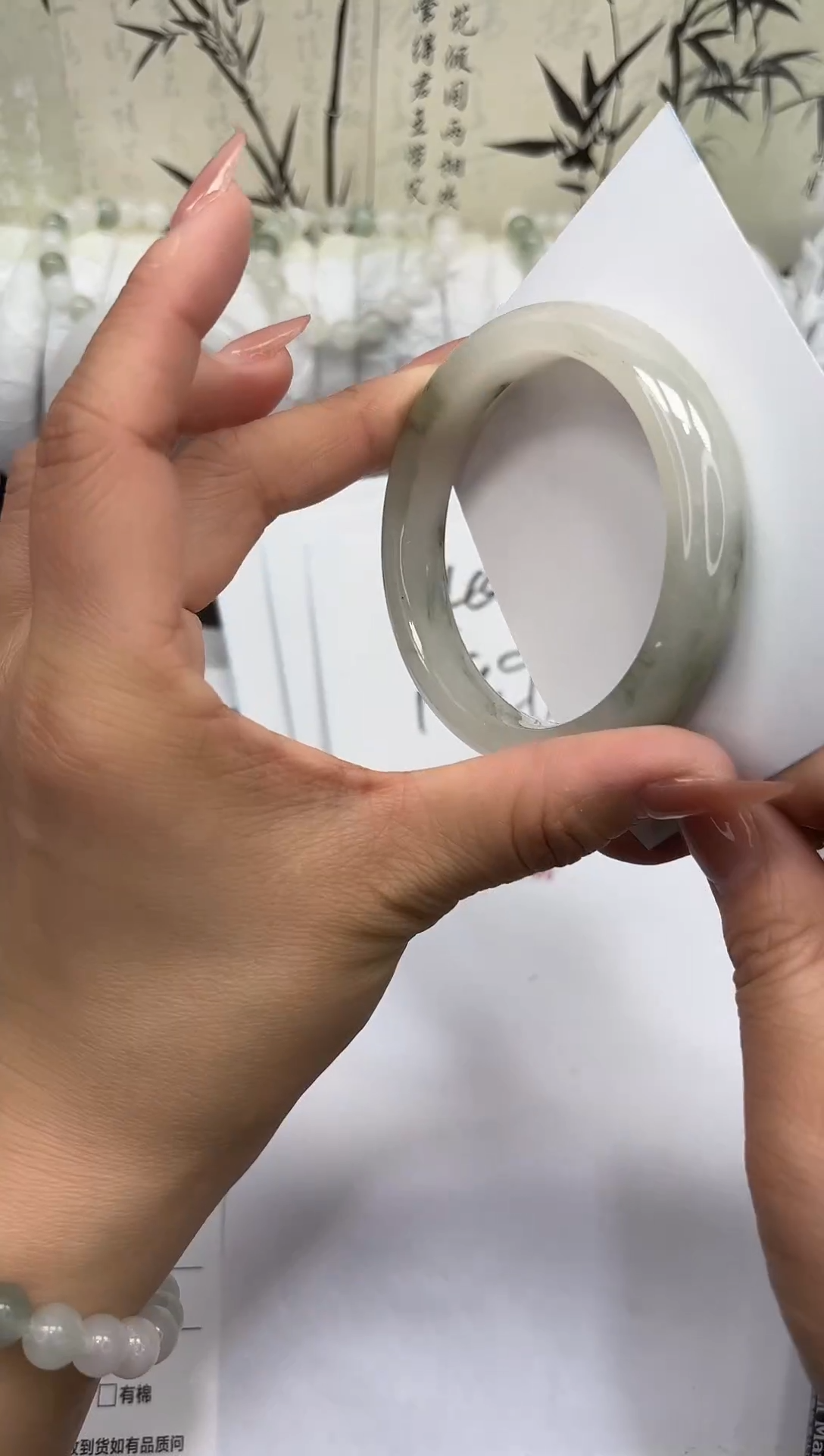 未镶嵌手镯石英质玉A102-56/57/58