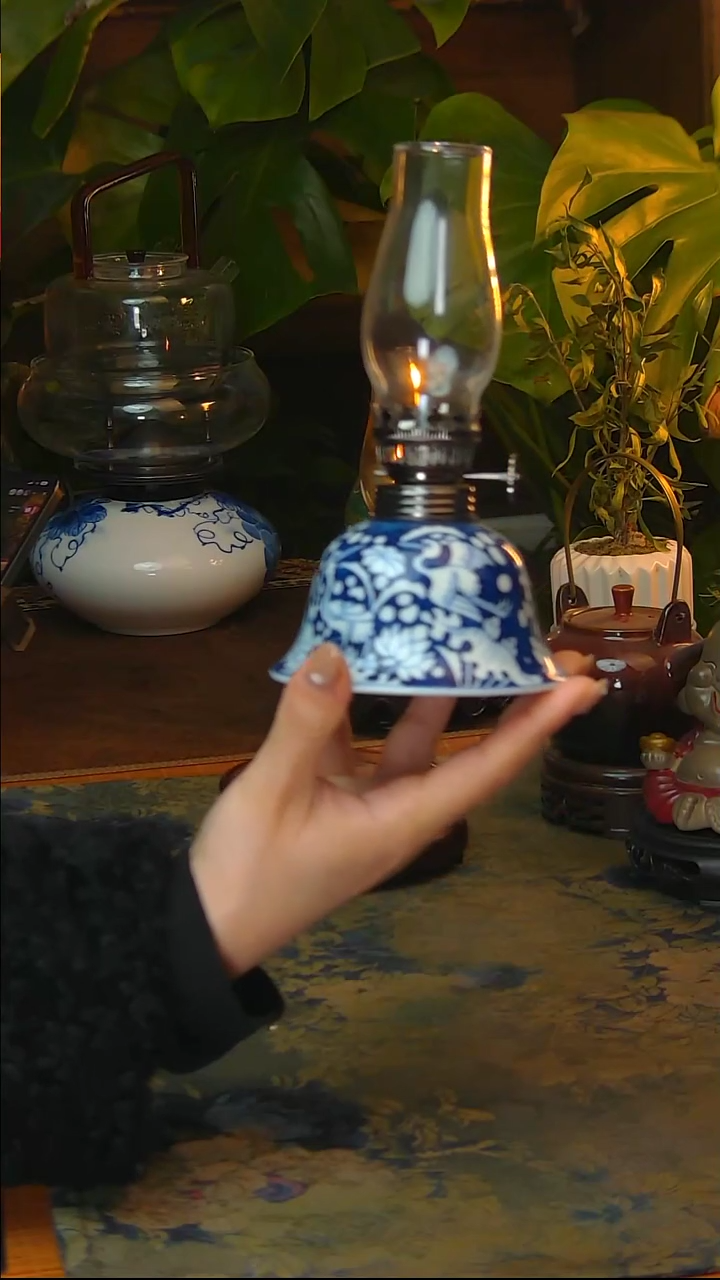 【闪购商品】景德镇陶瓷手工灯摆件