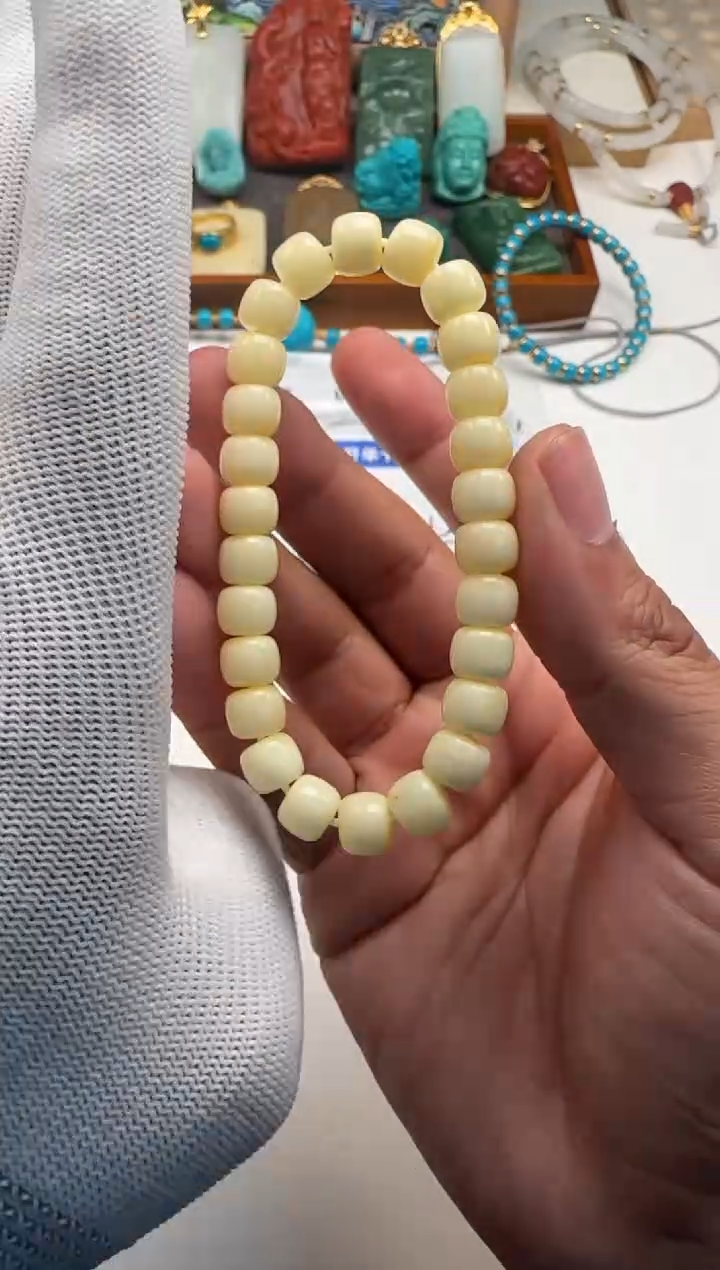 裸石蜜蜡未镶嵌晚***～手串手串