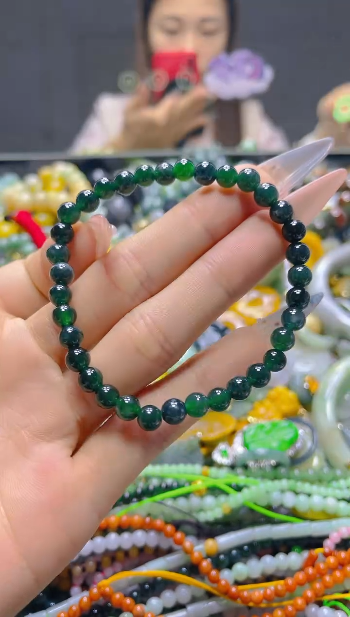 颈饰未镶嵌翡翠5MM