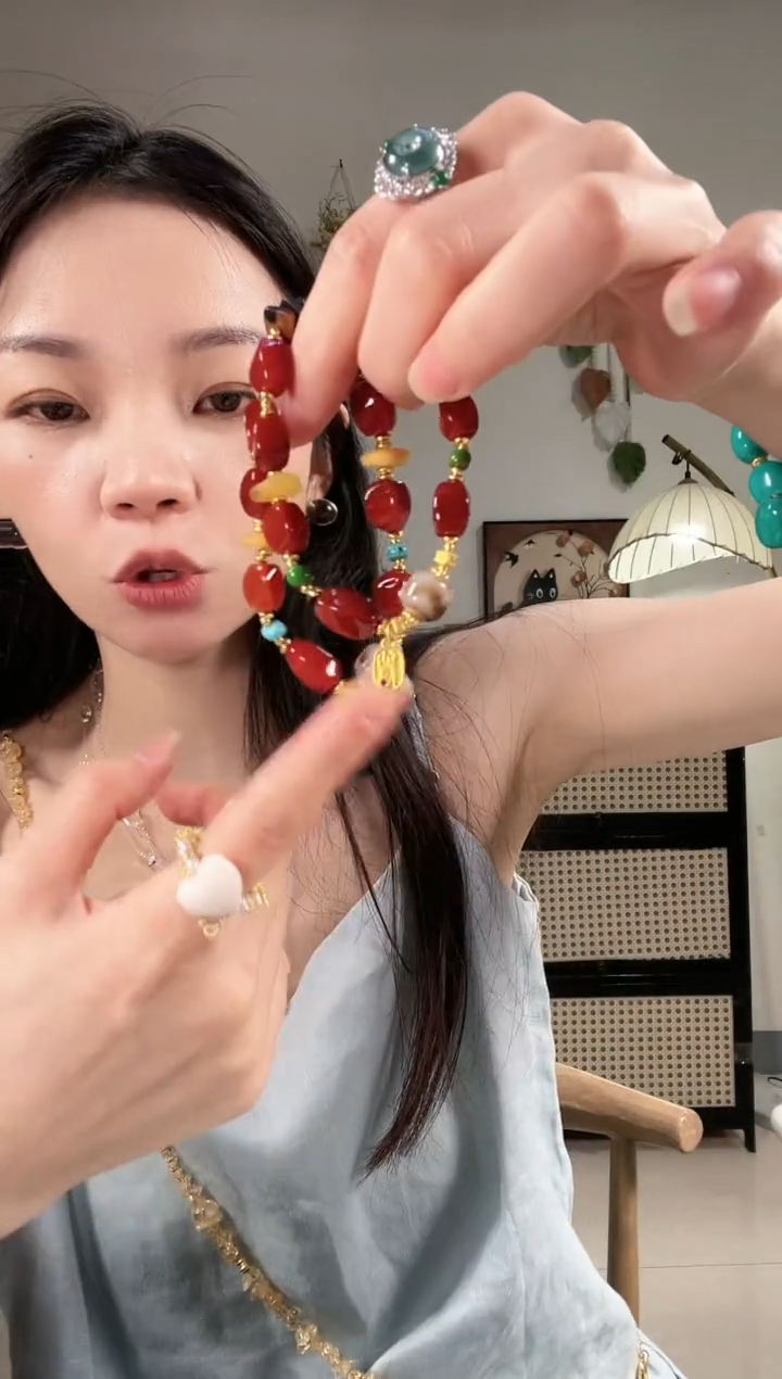 南红玛瑙未镶嵌颈饰Q926QQQQQ