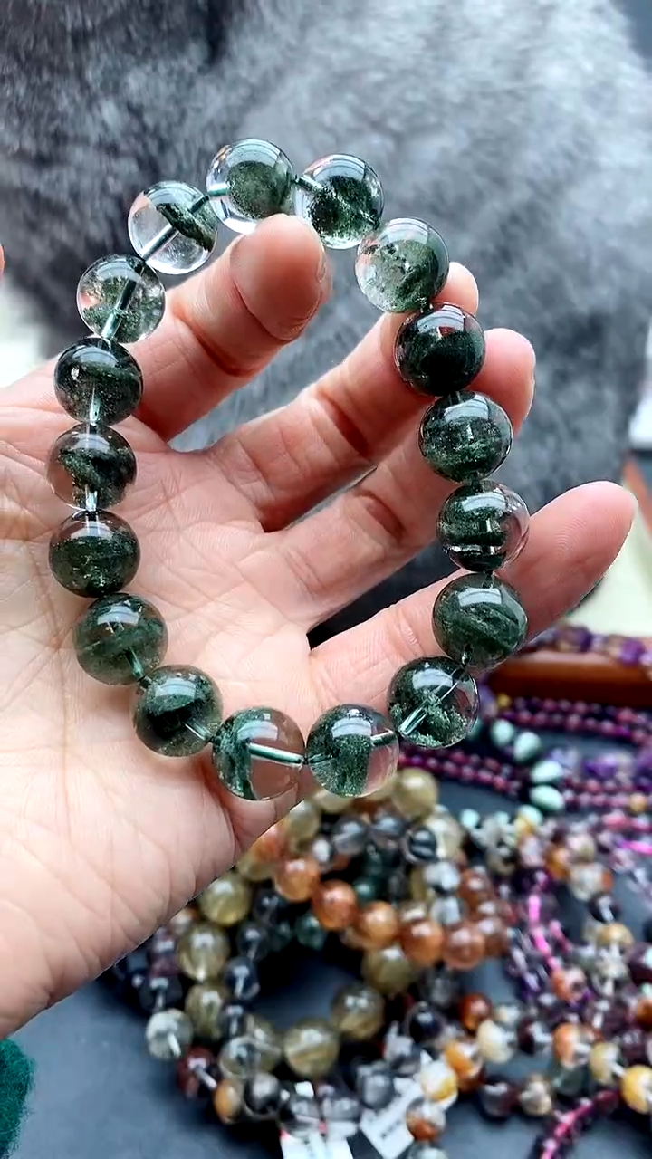 【闪购商品】水晶手链未镶嵌绿幽灵