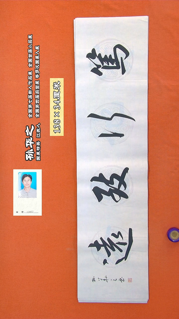 书法145a孙华之书法作品