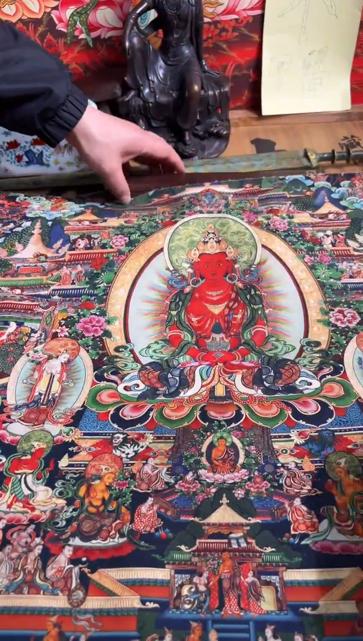 卷轴画卷轴画奥奥的唐卡